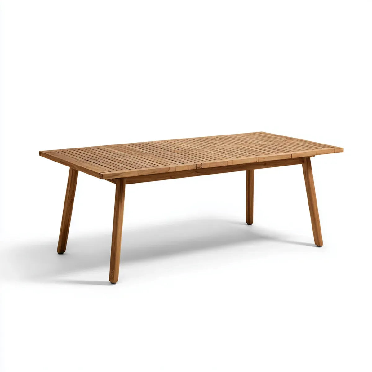 Table à manger rectangulaire en teck massif marron 180 x 90 x 75 cm